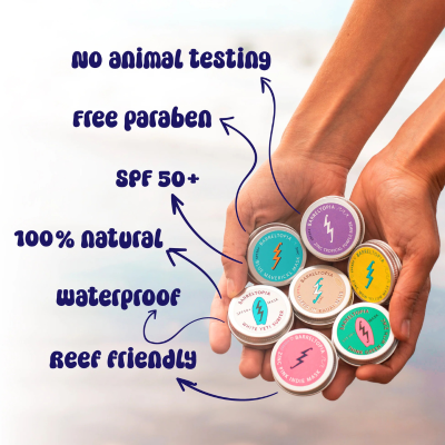 Barreltopia Protetor Solar Lata SPF50+ Morado