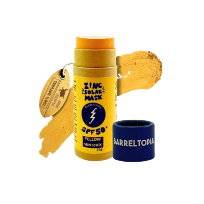 Barreltopia Protetor Solar Stick SPF50+ Amarelo