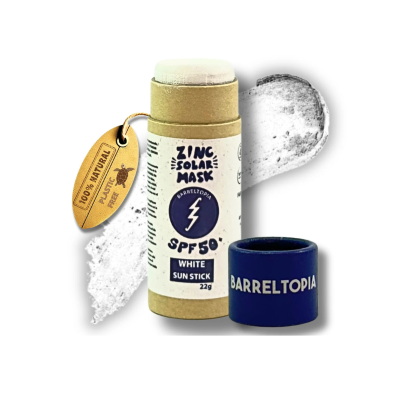 Barreltopia Protetor Solar Stick SPF50+ Branco