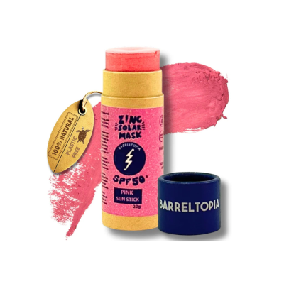 Barreltopia Protetor Solar Stick SPF50+ Rosa
