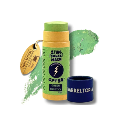 Barreltopia Protetor Solar Stick SPF50+ Verde