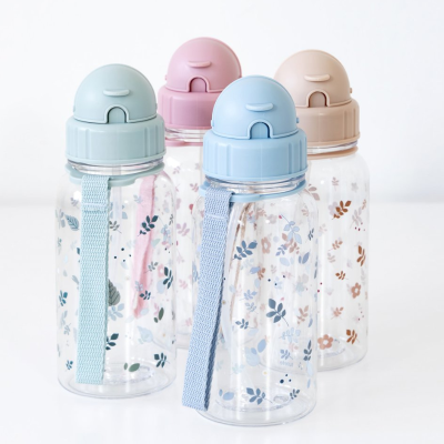 Tutete Garrafa Plástico Leaves Blue 500ml | Farmácia d'Arrábida