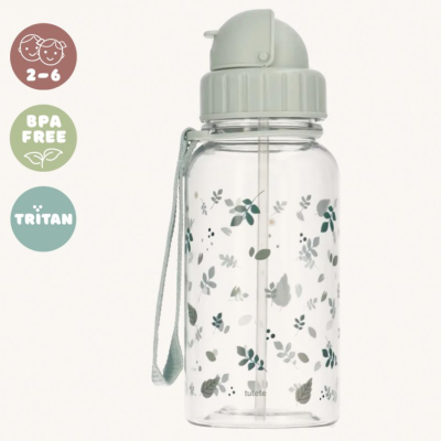 Tutete Garrafa Plástico Leaves Sage 500ml | Farmácia d'Arrábida