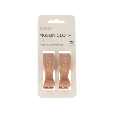 Tutete Pinças Musselina Caramelo