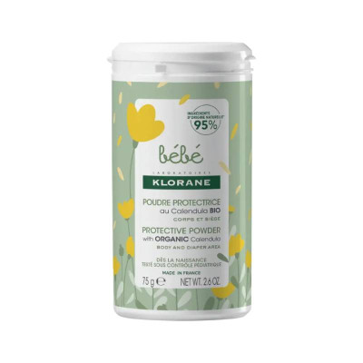 7530436 Klorane Bebé Pó Talco Protetor 75g