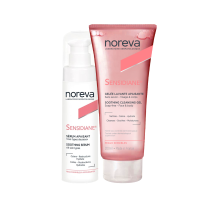 7560730 Noreva Sensidiane Sérum 30ml + Geleia Lavante 200ml Preço Especial