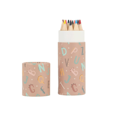 Tutete Tubo 12 Lápis de Cor Letras