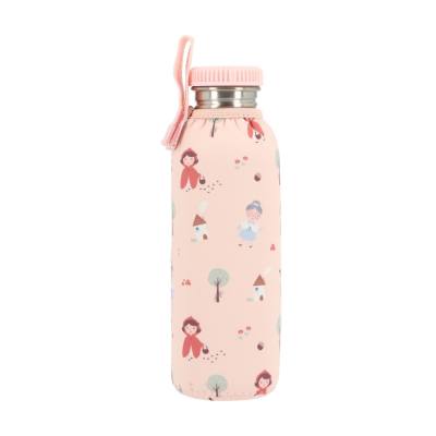 Tutete Garrafa Aço com Forro Capuchinho Vermelho 750ml