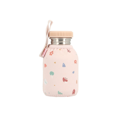 Tutete Garrafa Aço com Forro Nature 350ml