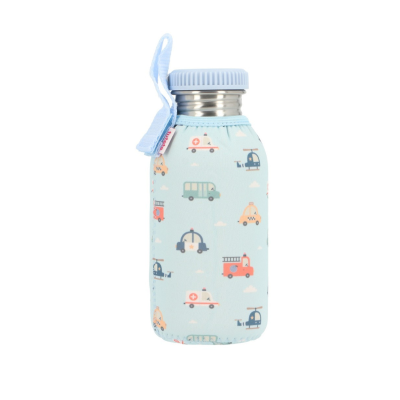 8434149916359 Tutete Garrafa Aço com Forro Carros 500ml