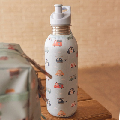 Tutete Garrafa Aço com Forro Carros 350ml | Farmácia d'Arrábida