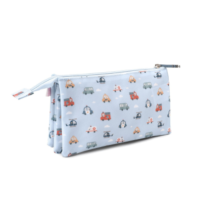 Tutete Estojo 3 Compartimentos Carros