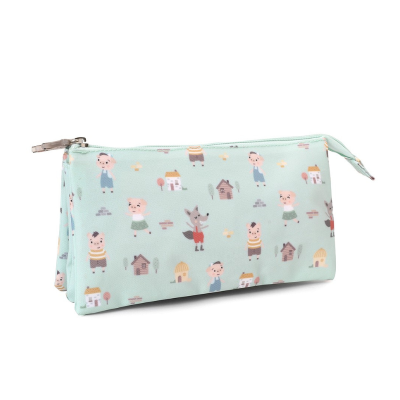 Tutete Estojo 3 Compartimentos Três Porquinhos