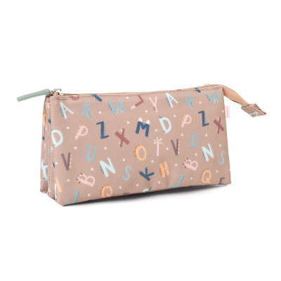 Tutete Estojo 3 Compartimentos Letras