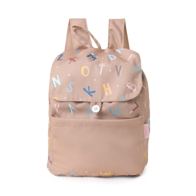 Tutete Mochila Pequena Tecido Letras