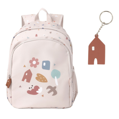 Tutete Mochila Média + Porta-chaves Nature