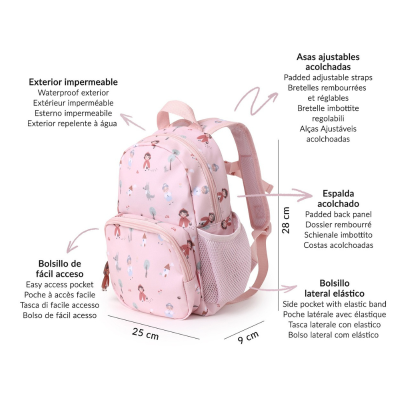 Tutete Mochila Infantil Capuchinho Vermelho | Farmácia d'Arrábida