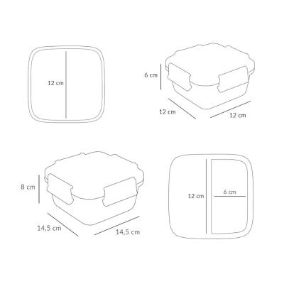 Tutete Lancheira Pequena Três Porquinhos | Farmácia d'Arrábida