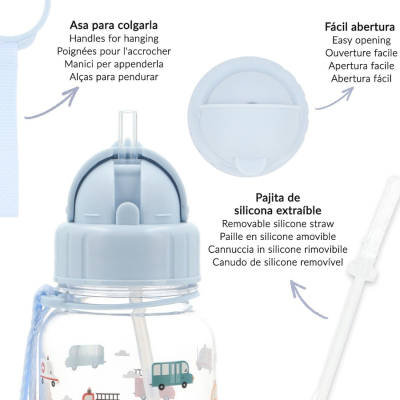 Tutete Garrafa Plástico Carros 500ml | Farmácia d'Arrábida