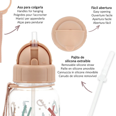 Tutete Garrafa Plástico Letras 500ml | Farmácia d'Arrábida