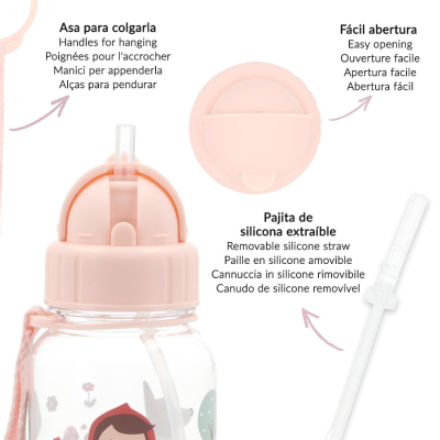 Tutete Garrafa Capuchinho Vermelho 500ml | Farmácia d'Arrábida