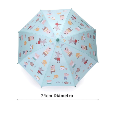 Tutete Guarda-chuva Três Porquinhos | Farmácia d'Arrábida