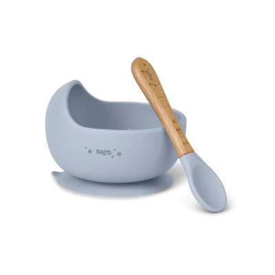 Saro Set Alimentação Nordic Azul Bebé