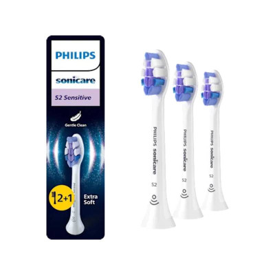 7563635 Philips Sonicare Recargas Escova Sensitive 2+1