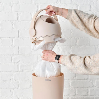 Nattou Dropy Balde Fraldas Taupe | Farmácia d'Arrábida