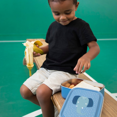 TRIXIE Lancheira Metálica Grande Mrs. Elephant Resistente e Segura | Farmácia d'Arrábida