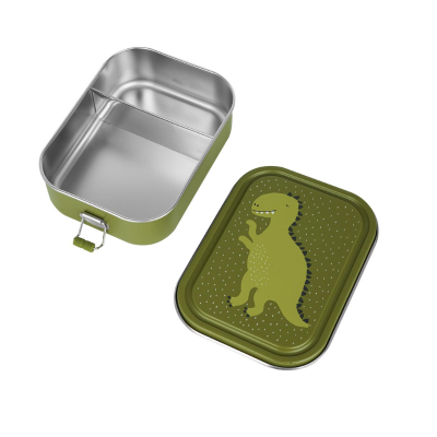 TRIXIE Lancheira Metálica Grande Mr. Dino Crianças +3 Anos | Farmácia d'Arrábida