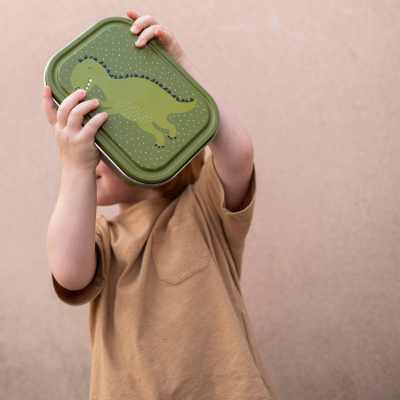 TRIXIE Lancheira Metálica Grande Mr. Dino Crianças +3 Anos | Farmácia d'Arrábida