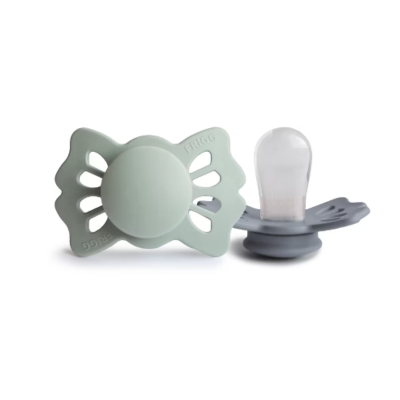 Frigg Lucky Chupetas Silicone Sage e Great Gray 0-6M | Farmácia d'Arrábida
