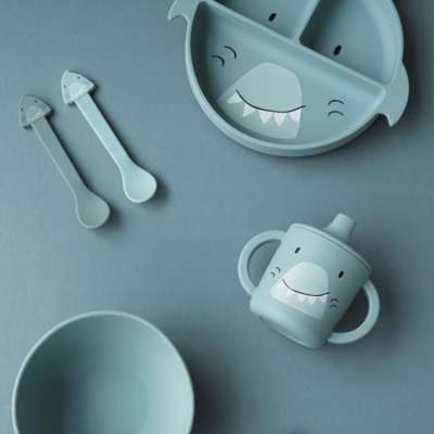 TRIXIE 2 Colheres Silicone Mr. Shark | Farmácia d'Arrábida