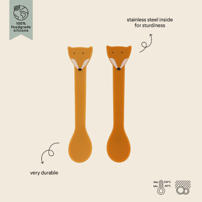 TRIXIE 2 Colheres Silicone Mr. Fox | Farmácia d'Arrábida