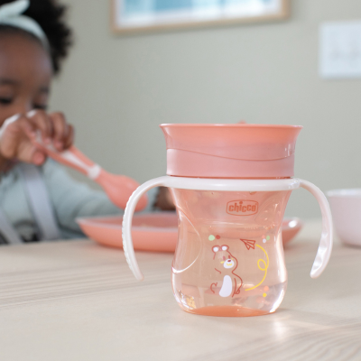 Chicco Copo Refeição 360 Cinzento 12M+ 200ml | Farmácia d'Arrábida