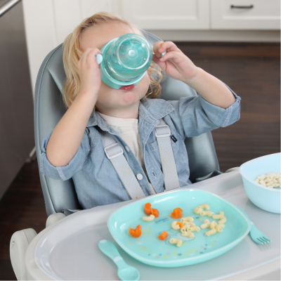 Chicco Copo Refeição 360 Cinzento 12M+ 200ml | Farmácia d'Arrábida