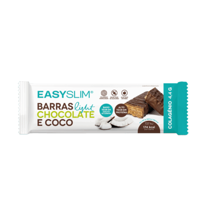 7549576 EasySlim Barra Light Chocolate e Coco 44g