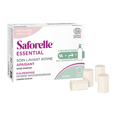 7531632 Saforelle Essential Recargas Barra 4x6g