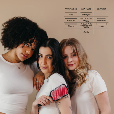 Denman D38 The Power Paddle Escova Cabelo Rosa | Farmácia d'Arrábida