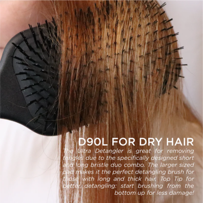 Denman D90L Tangle Tamer Ultra Escova Cabelo Rosa | Farmácia d'Arrábida