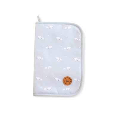 Saro Porta Documentos Cinza Polar