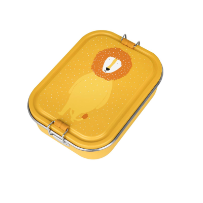 5400858602138 TRIXIE Lancheira Metálica Grande Mr. Lion Resistente e Segura