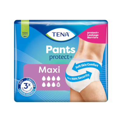 6174961 TENA Pants Protect+ Maxi L Cuecas Incontinência Feminina 10 Unid.