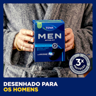 TENA Men Extra Light Penso Masculino 14 Unidades | Farmácia d'Arrábida