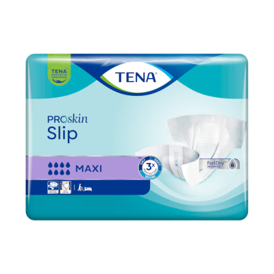 6160119 TENA ProSkin Slip Maxi M Fralda Descartável Alta Absorção 24 Unidades