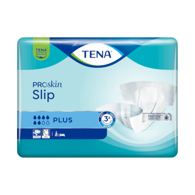 6788166 TENA ProSkin Slip Plus M Fralda Ajustável Incontinência 30 Unid.