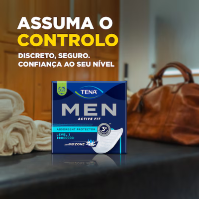 TENA Men Active Fit Nível 1 Penso Homem 24 Uni. | Farmácia d'Arrábida