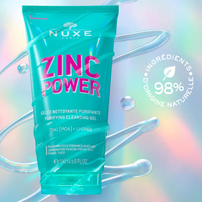 Nuxe Zinc Power Gel Limpeza Anti-imperfeições 150ml | Farmácia d'Arrábida