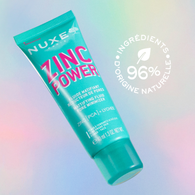 Nuxe Zinc Power Fluido Matificante 40ml | Farmácia d'Arrábida